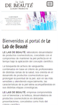 Mobile Screenshot of lelabdebeaute.com